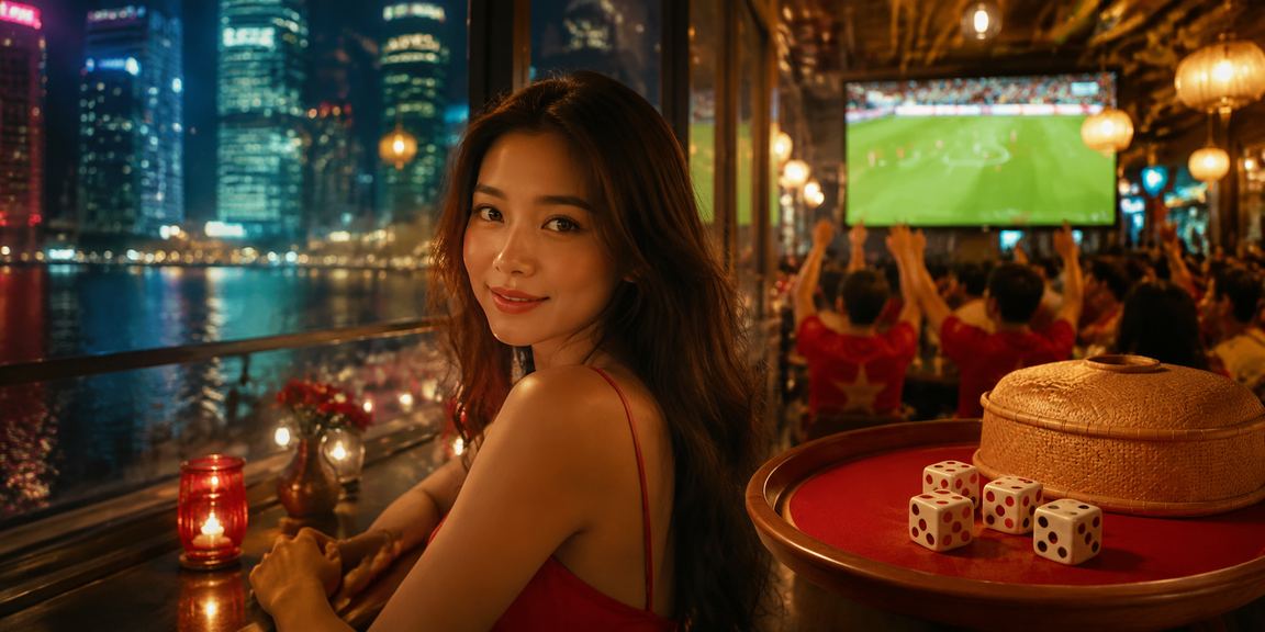 Người chơi thưởng thức tài xỉu tại quán cà phê Hà Nội về đêm